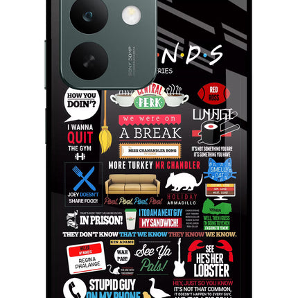 FRIENDS Realme C85 5G Glass Case Back Cover by Casekaro