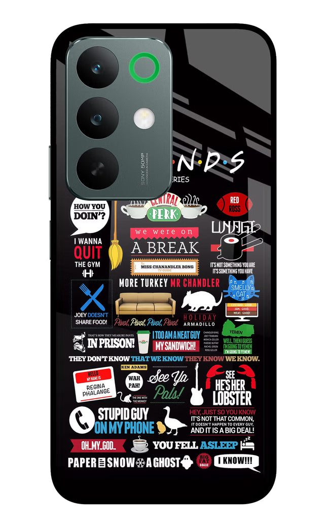 FRIENDS Realme C85 5G Glass Case Back Cover by Casekaro