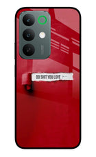 Do Shit You Love Realme C85 5G Glass Case Back Cover by Casekaro