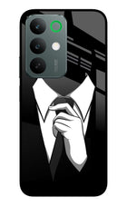 Black Tie Realme C85 5G Glass Case Back Cover by Casekaro