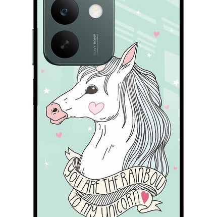 Unicorn Wallpaper Realme C85 5G Glass Case Back Cover by Casekaro