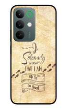 I Solemnly swear that i up to no good Realme C85 5G Glass Case Back Cover by Casekaro