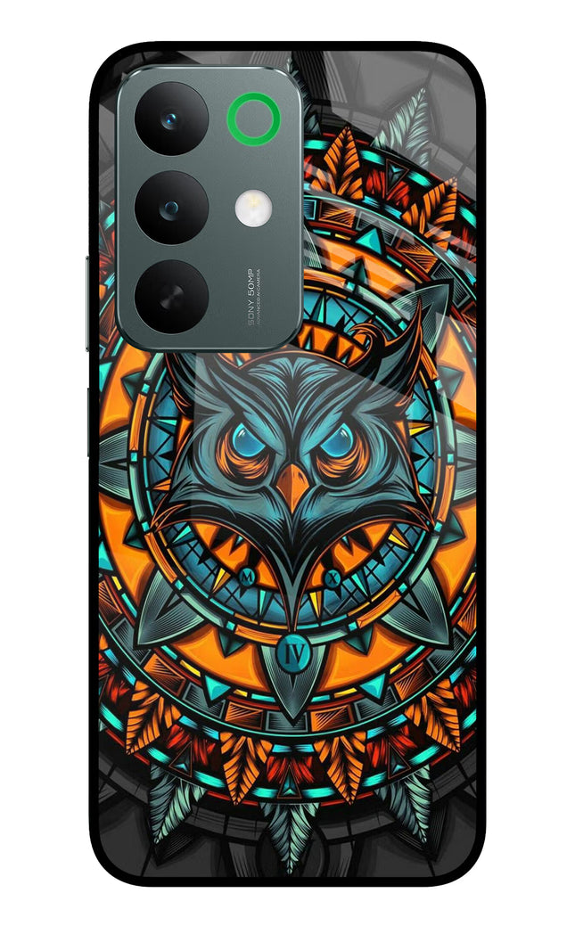 Angry Owl Art Realme C85 5G Glass Case Back Cover by Casekaro
