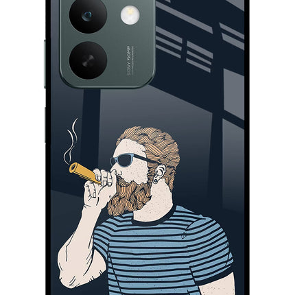 Smoking Realme C85 5G Glass Case Back Cover by Casekaro