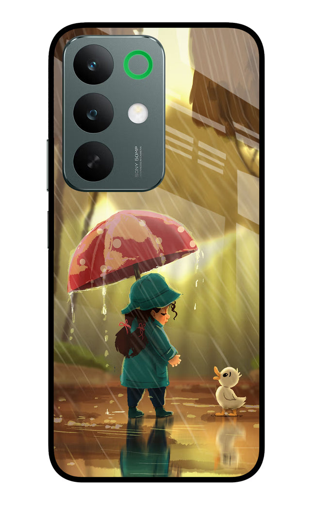 Rainy Day Realme C85 5G Glass Case Back Cover by Casekaro