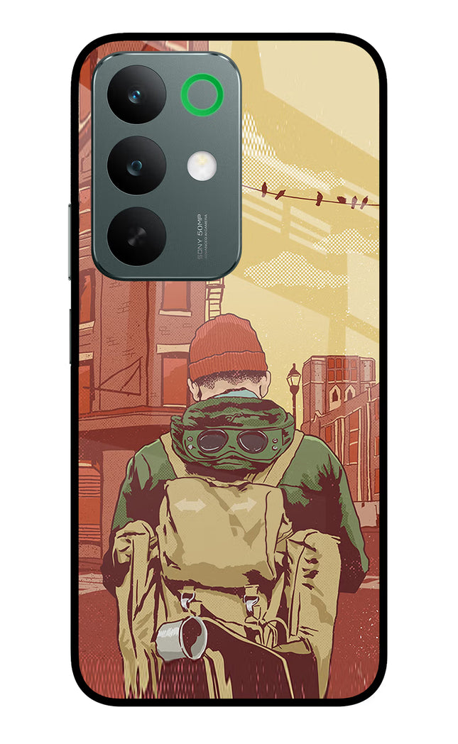 Adventurous Realme C85 5G Glass Case Back Cover by Casekaro