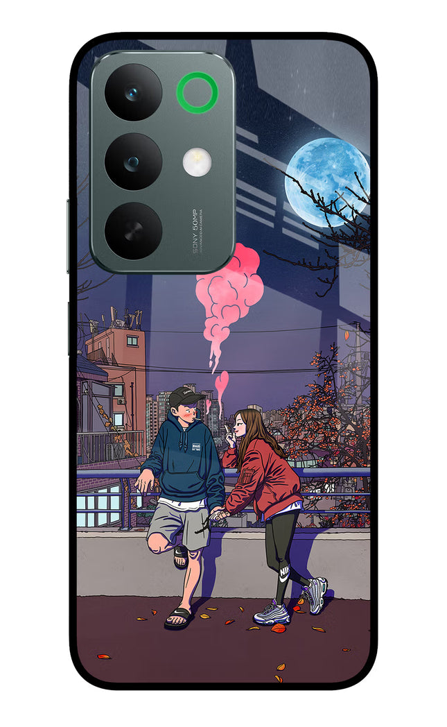 Chilling Couple Realme C85 5G Glass Case Back Cover by Casekaro