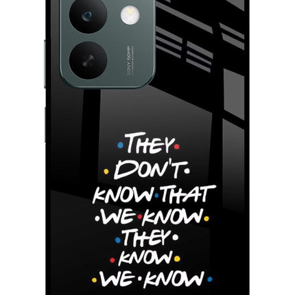 FRIENDS Dialogue Realme C85 5G Glass Case Back Cover by Casekaro