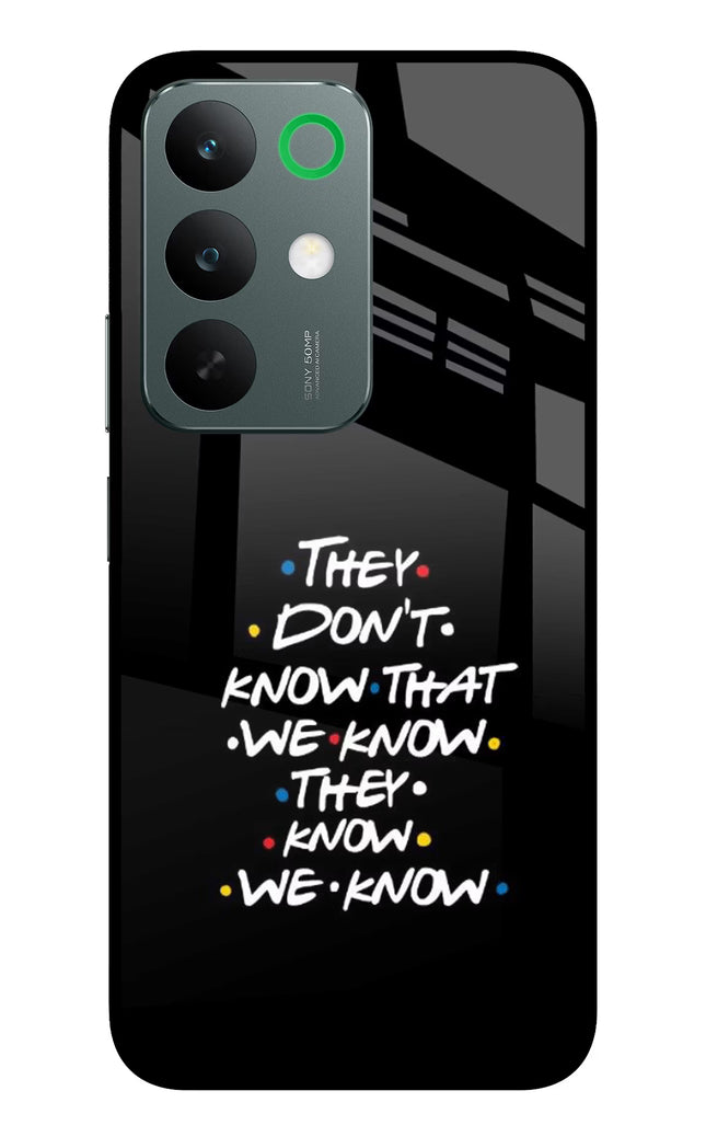 FRIENDS Dialogue Realme C85 5G Glass Case Back Cover by Casekaro