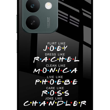 FRIENDS Character Realme C85 5G Glass Case Back Cover by Casekaro