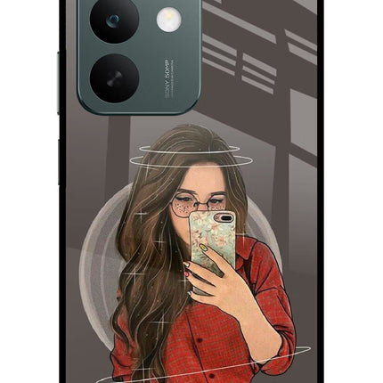 Selfie Queen Realme C85 5G Glass Case Back Cover by Casekaro