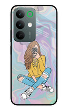 Selfie Girl Realme C85 5G Glass Case Back Cover by Casekaro