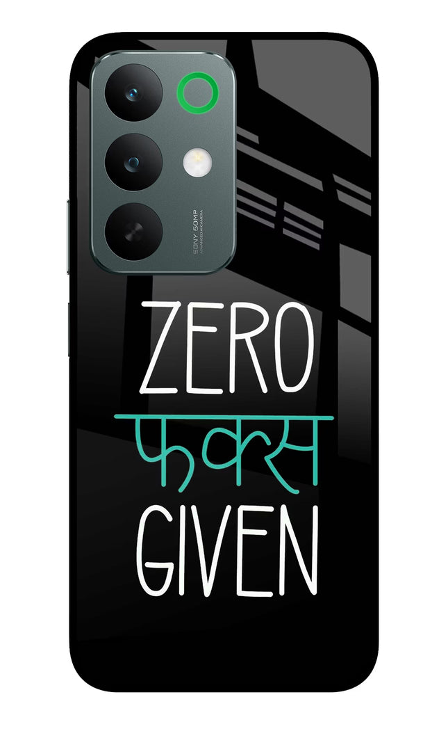 Zero Fucks Given Realme C85 5G Glass Case Back Cover by Casekaro