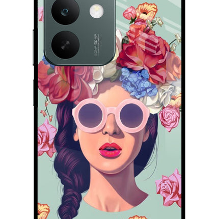 Pretty Girl Realme C85 5G Glass Case Back Cover by Casekaro