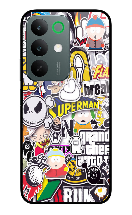 Sticker Bomb Realme C85 5G Glass Case