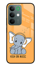 High On Music Realme C85 5G Glass Case Back Cover by Casekaro
