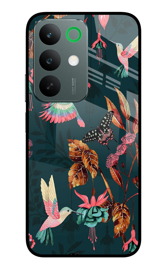 Birds Realme C85 5G Glass Case Back Cover by Casekaro