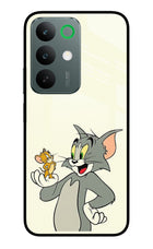 Tom & Jerry Realme C85 5G Glass Case Back Cover by Casekaro