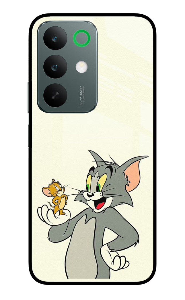 Tom & Jerry Realme C85 5G Glass Case Back Cover by Casekaro