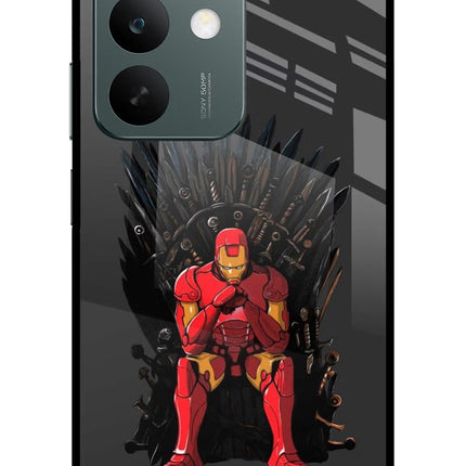 Ironman Throne Realme C85 5G Glass Case Back Cover by Casekaro
