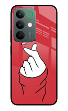 Korean Love Sign Realme C85 5G Glass Case Back Cover by Casekaro