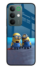 Minion Laughing Realme C85 5G Glass Case Back Cover by Casekaro