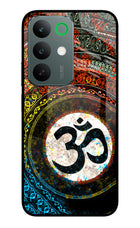 Om Cultural Realme C85 5G Glass Case Back Cover by Casekaro