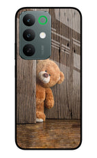 Teddy Wooden Realme C85 5G Glass Case Back Cover by Casekaro
