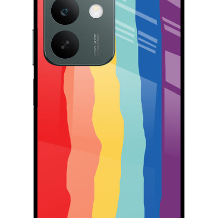Rainbow Realme C85 5G Glass Case Back Cover by Casekaro