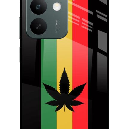 Weed Flag Realme C85 5G Glass Case Back Cover by Casekaro