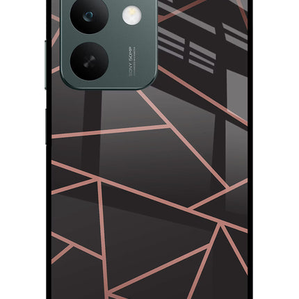 Geometric Pattern Realme C85 5G Glass Case Back Cover by Casekaro