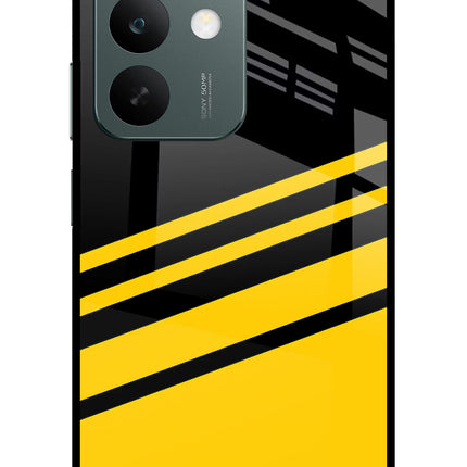 Yellow Shades Realme C85 5G Glass Case Back Cover by Casekaro