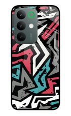 Geometric Graffiti Realme C85 5G Glass Case Back Cover by Casekaro
