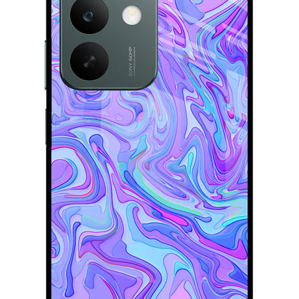 Glitter Realme C85 5G Glass Case Back Cover by Casekaro