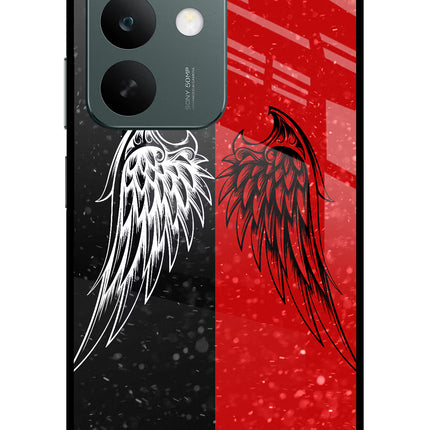 Wings Realme C85 5G Glass Case Back Cover by Casekaro