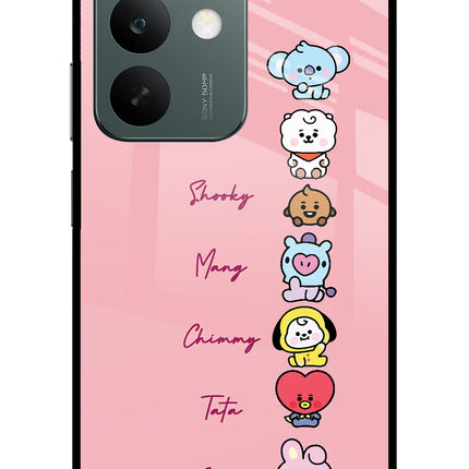 BTS names Realme C85 5G Glass Case Back Cover by Casekaro