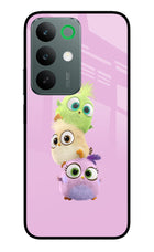 Cute Little Birds Realme C85 5G Glass Case Back Cover by Casekaro