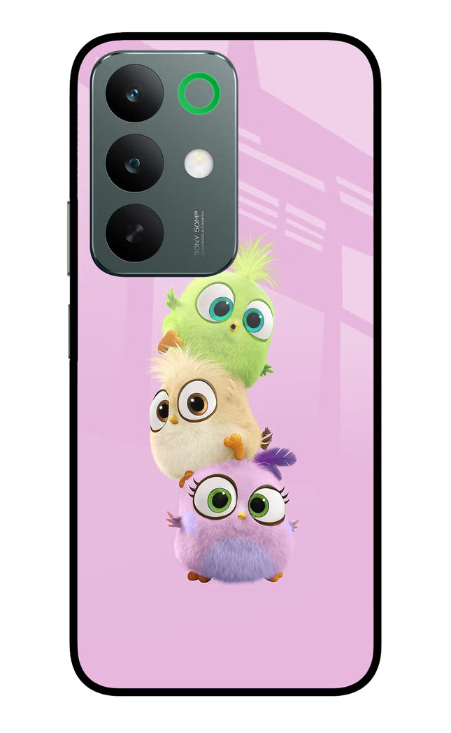 Cute Little Birds Realme C85 5G Glass Case Back Cover by Casekaro