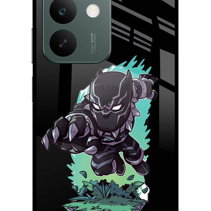 Black Panther Realme C85 5G Glass Case Back Cover by Casekaro