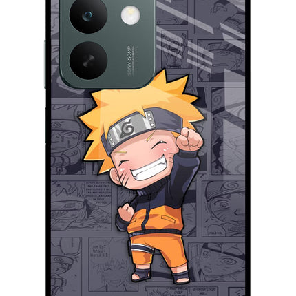 Chota Naruto Realme C85 5G Glass Case Back Cover by Casekaro