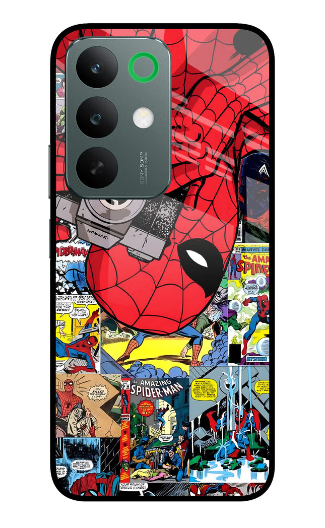 Spider Man Realme C85 5G Glass Case Back Cover by Casekaro