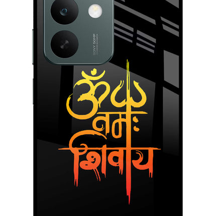 Om Namah Shivay Realme C85 5G Glass Case Back Cover by Casekaro