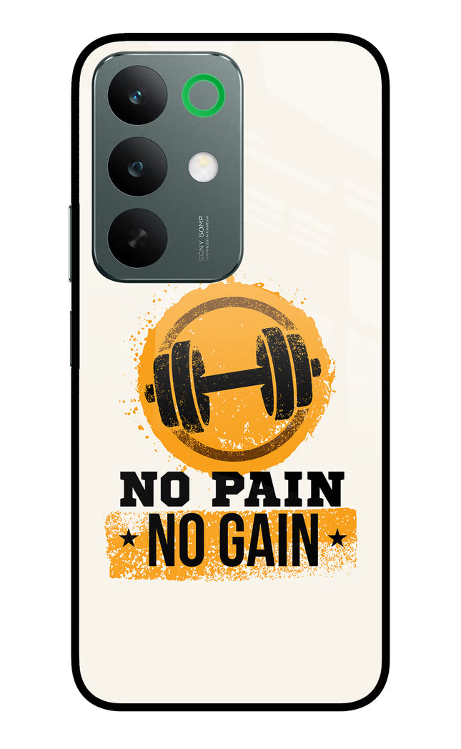 No Pain No Gain Realme C85 5G Glass Case Back Cover by Casekaro