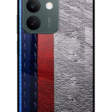 BMW Stripes Realme C85 5G Glass Case Back Cover by Casekaro