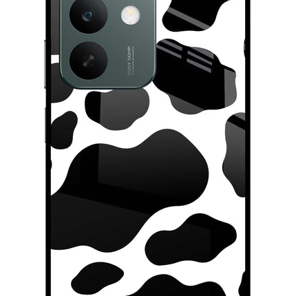 Cow Spots Realme C85 5G Glass Case Back Cover by Casekaro