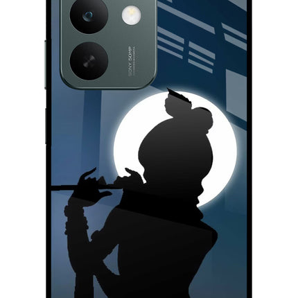 Shri Krishna Silhouette Realme C85 5G Glass Case Back Cover by Casekaro