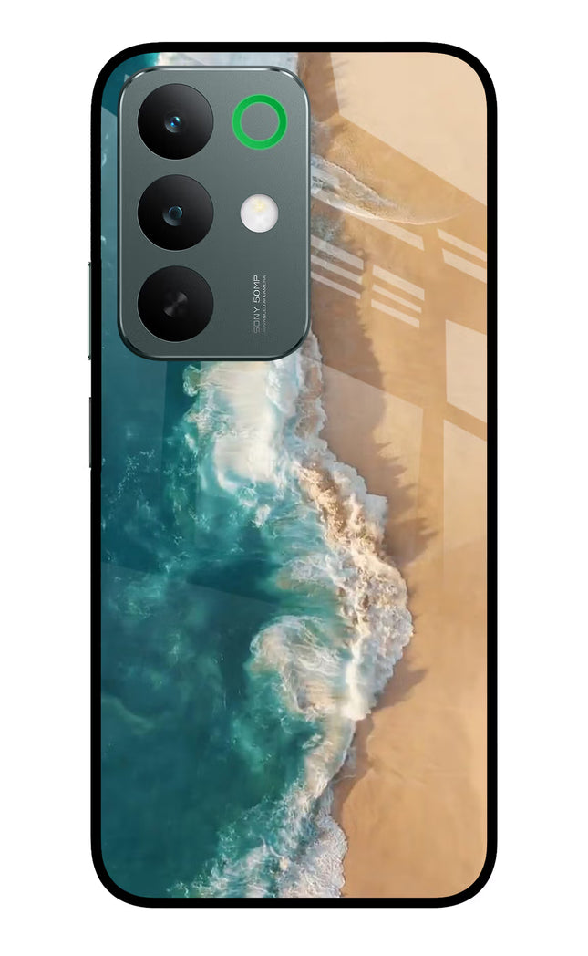 Ocean Beach Realme C85 5G Glass Case Back Cover by Casekaro