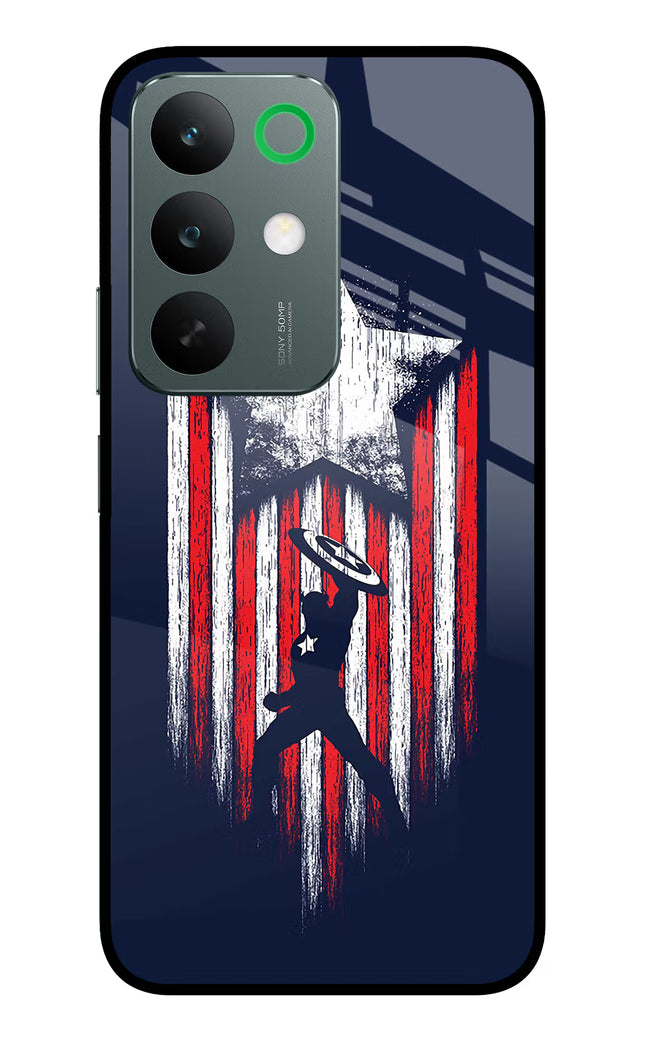 Captain America Marvel Art Realme C85 5G Glass Case Back Cover by Casekaro
