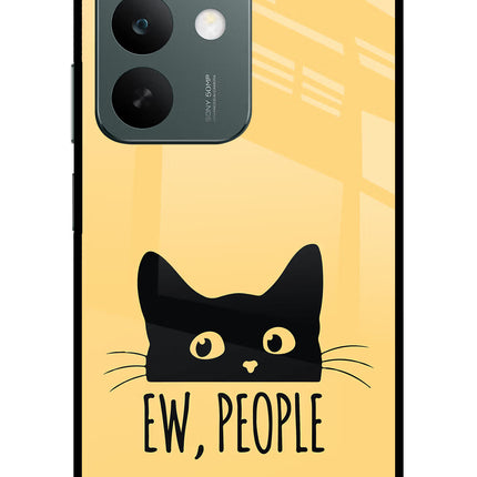 Ew People Catitude Realme C85 5G Glass Case Back Cover by Casekaro