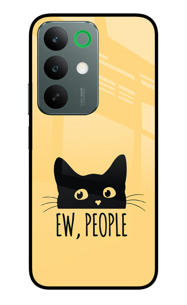 Ew People Catitude Realme C85 5G Glass Case Back Cover by Casekaro